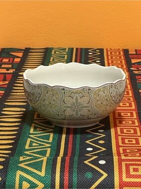 find 222 Fifth "Lyria Teal" soup/cereal bowl by PTS International.